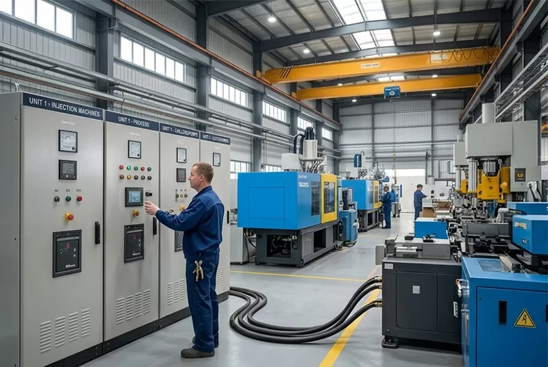 Factory Workshop Power Distribution