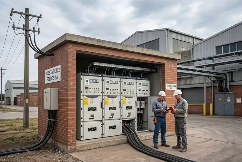 Industrial Park Power Distribution