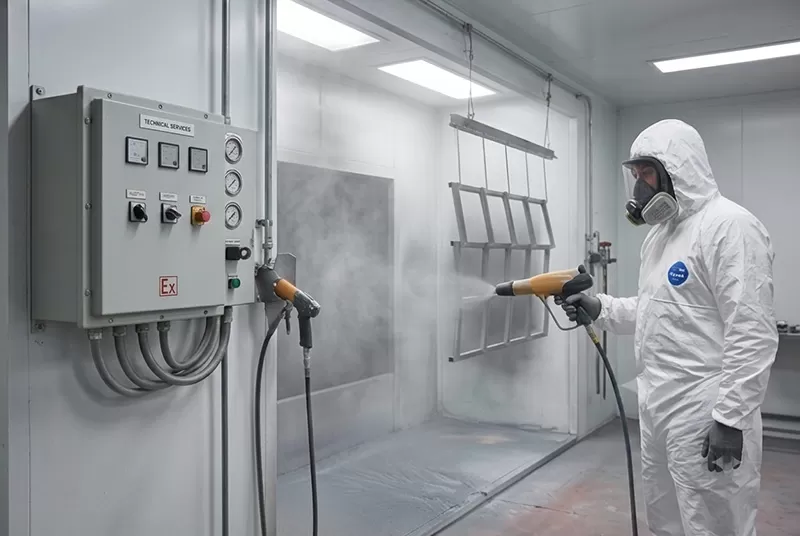 Plastic Powder Ppraying Room Plastic Powder Ppraying Room