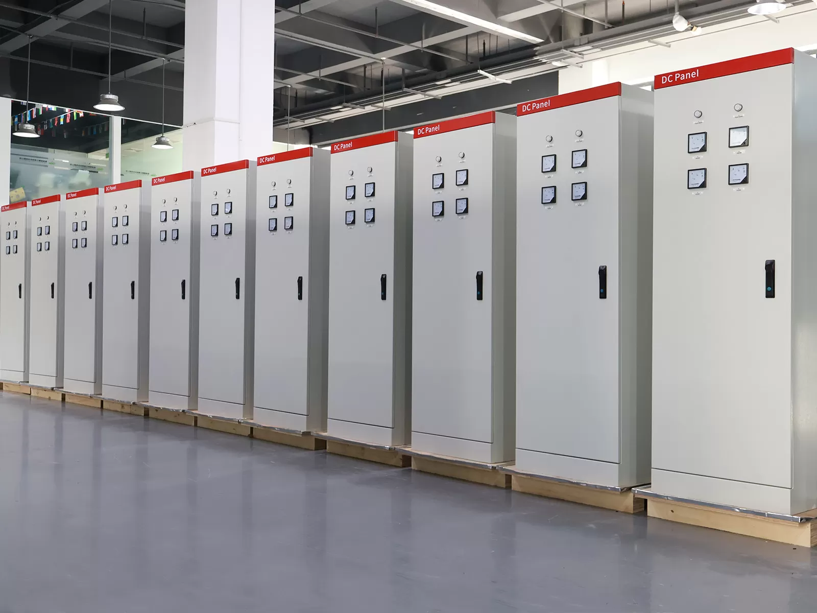 caja de distribución eléctrica de 3 fases
